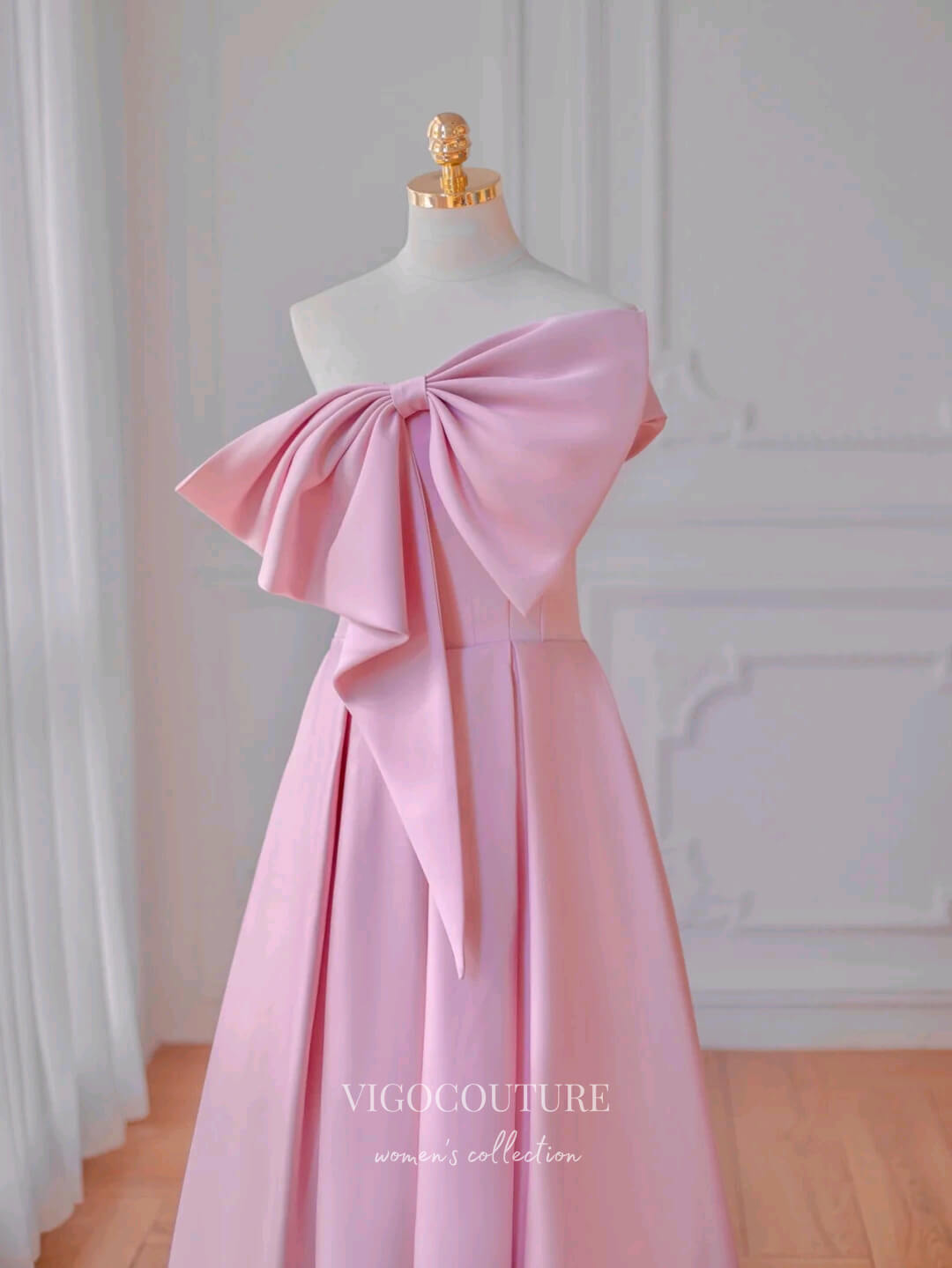 pink bow dress